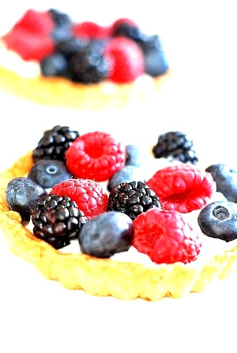 Berry Tartlets With Sweet And Creamy Kefir Tart Filling