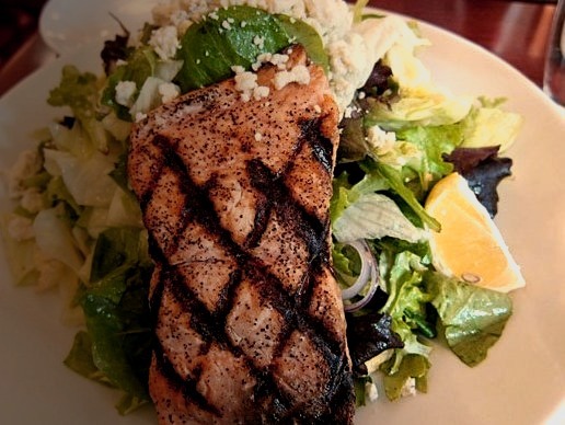 Salmon salad @ The Rosebud by Dave Rozek on Flickr.