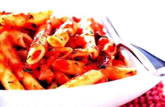 Pasta with Homemade Simple Tomato Sauce